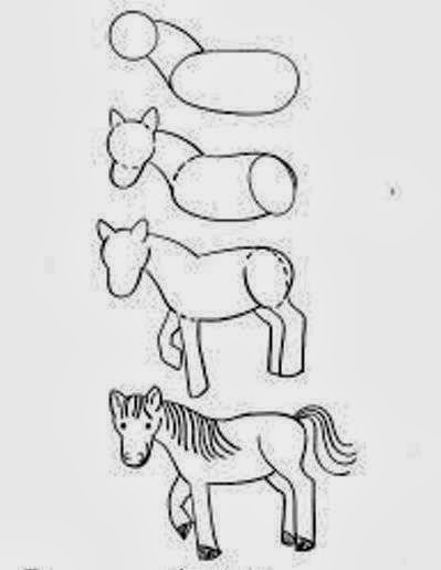  آموزش نقاشي کره اسب از ابتدا و مرحله به مرحله 