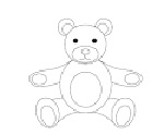 آموزش مراحل نقاشي خرس عروسکی  بصورت تصويري